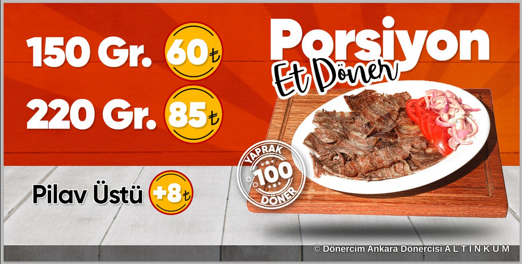 pilav ustu et doner